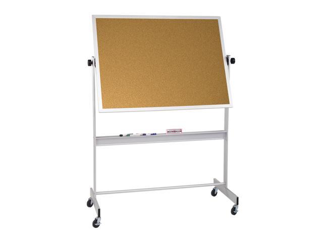 Balt Cork Deluxe Mobile Double Sided Reversible Dry Erase