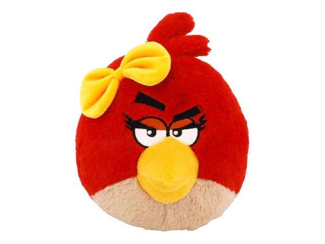 Angry Birds 12\u0026quot; Plush Girl With Sound: Red Bird With 