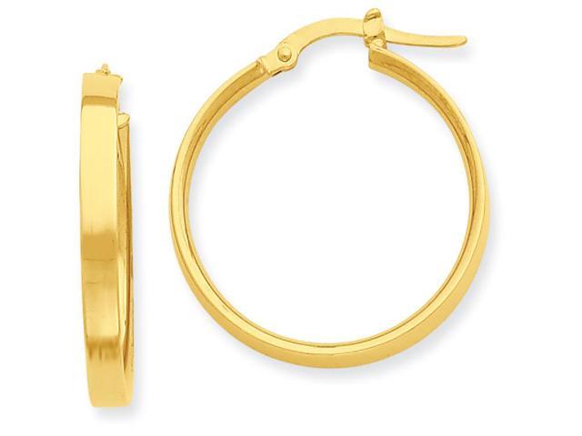 14k Hoop Earrings in 14 kt Yellow Gold-Newegg.com