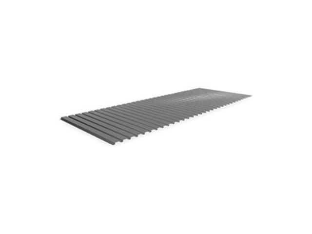 Corrugated Steel Decking, 36 In. D, Gray