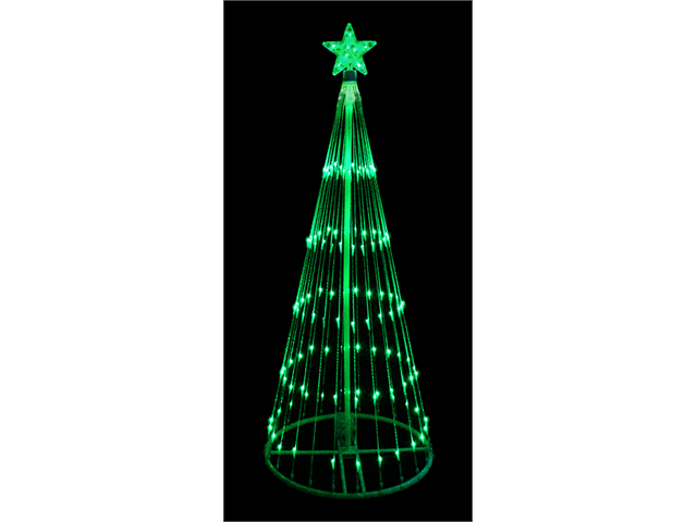 9 green led light show cone christmas tree lighted yard 9 green led light show cone christmas tree lighted yard