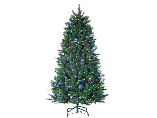 7 santa fe pine pre lit color changing led artificial 7 santa fe pine pre lit color changing led artificial