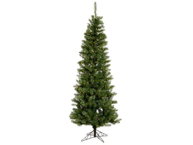 7 5 pre lit led salem pine pencil artificial christmas 7 5 pre lit led salem pine pencil artificial christmas