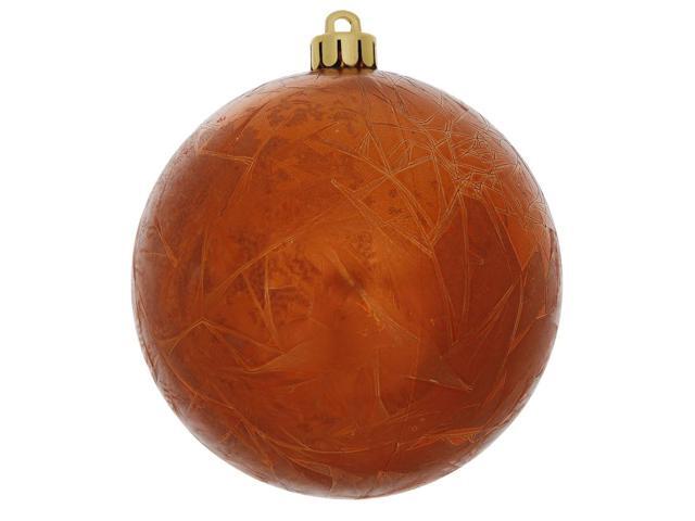 6ct burnt orange crackle shatterproof christmas ball 6ct burnt orange crackle shatterproof christmas ball