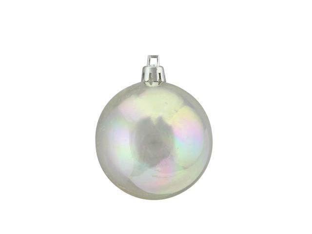 clear iridescent shatterproof christmas ball ornament 2 5 clear iridescent shatterproof christmas ball ornament 2 5