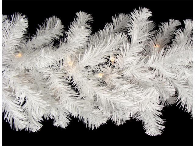 9 x 8 quot pre lit snow white artificial christmas garland 9 x 8 quot pre lit snow white artificial christmas garland