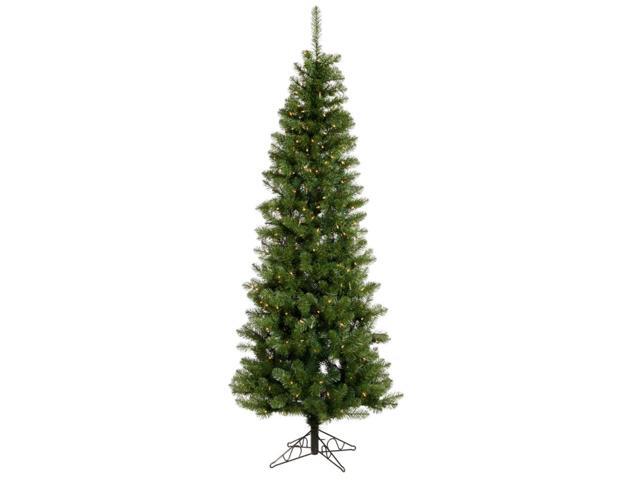 7 5 pre lit led salem pine pencil artificial christmas 7 5 pre lit led salem pine pencil artificial christmas