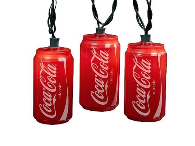set of 10 blow mold classic coca cola can party christmas set of 10 blow mold classic coca cola can party christmas