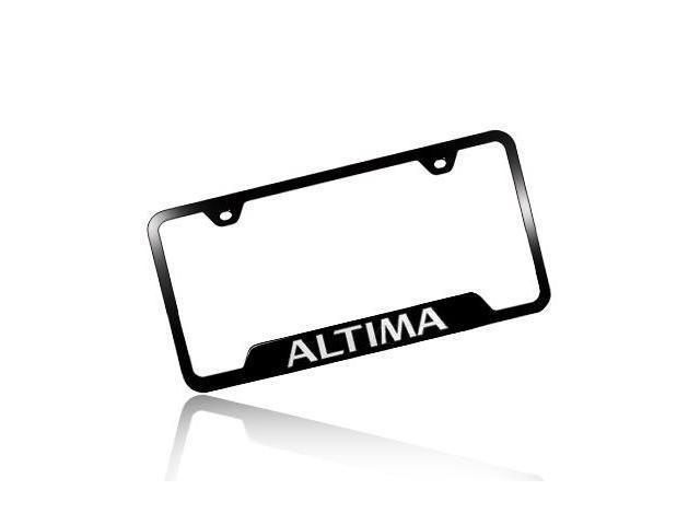 Nissan altima polished steel license plate frame #10