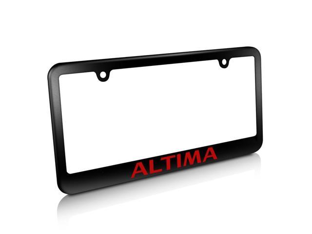 Nissan altima polished steel license plate frame #4