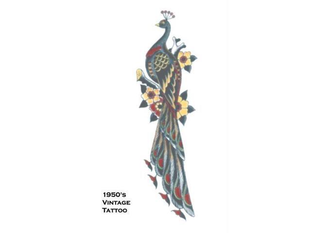 Tattoo Vintage Peacock - Newegg.com