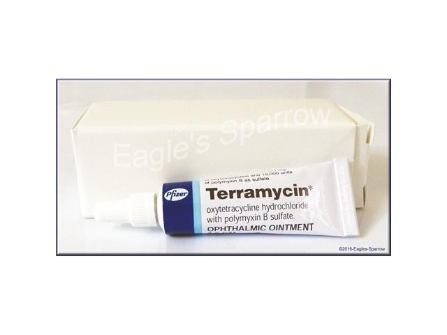 Terramycin Ophthalmic Ointment W/ Polymyxin B Sulfate - 3.5 Gr ...