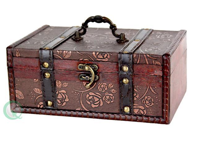 Decorative Leather Treasure Box - Small Trunk Ches - Newegg.com