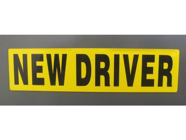 New Driver Magnet Reflective Magnetic Vehicle Car Sign