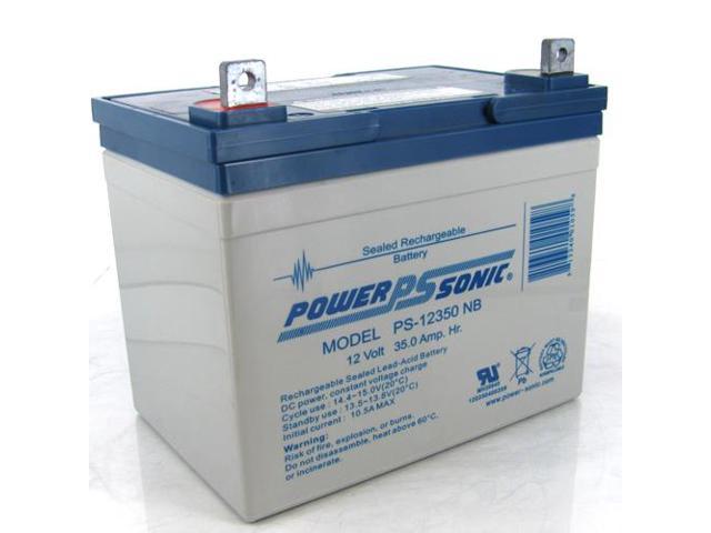 Power-Sonic PS-12350 12V/35AH Sealed Lead Acid Battery-NB Terminal ...