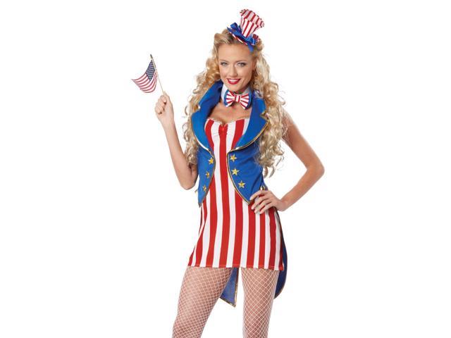 Sexy Patriotic American Flag Uncle Sam 4th Of July Costume - Newegg.com