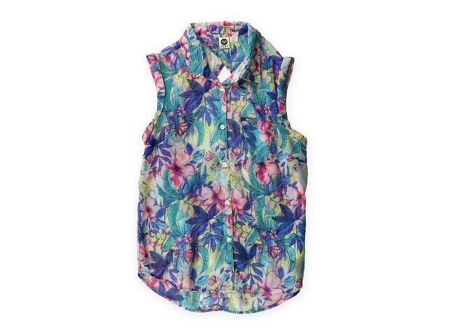 Roxy Womens Perfect Way Chf Button Down Blouse bdl6 S-Newegg.com
