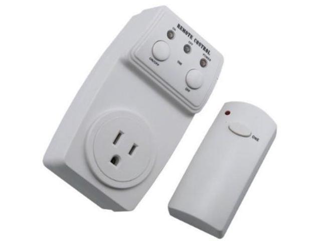 Wireless Remote Control Outlet 1 Pack - Remotely Control Power AC Electrical Switch Socket Plug ...