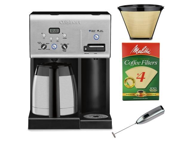 Cuisinart CHW-14 Coffee Plus 10-Cup Thermal Programmable Coffeemaker and Hot Water System with ...