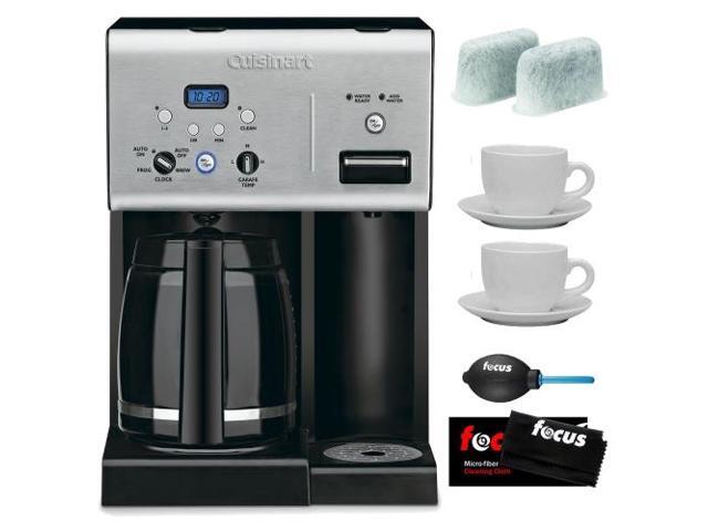 Cuisinart CHW-12 *Refurbished* Coffee Plus 12-Cup Programmable Coffeemaker with Hot Water System ...