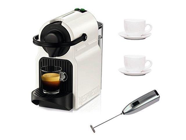 Nespresso C 40 Inissia Espresso Maker (White) plus Coffee Maker Bundle Newe # Nespresso Inissia Bundle Nespresso C 40 Inissia Espresso Maker (White) plus Coffee Maker Bundle Newe # Nespresso Inissia Bundle