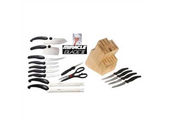 Miracle Blade III Block Set - 16 Piece Knife And Block Set - Newegg.com