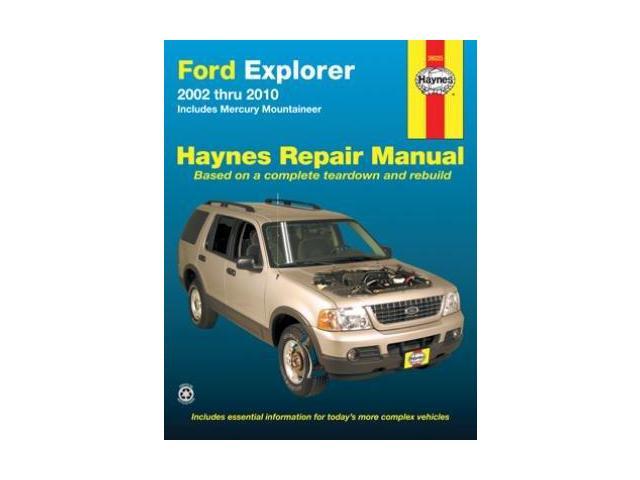 Haynes repair manual 2002 ford explorer #9