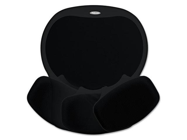 Easy Glide Gel Mouse Pad Wwrist Rest 10 X 12 Blackblack 1012