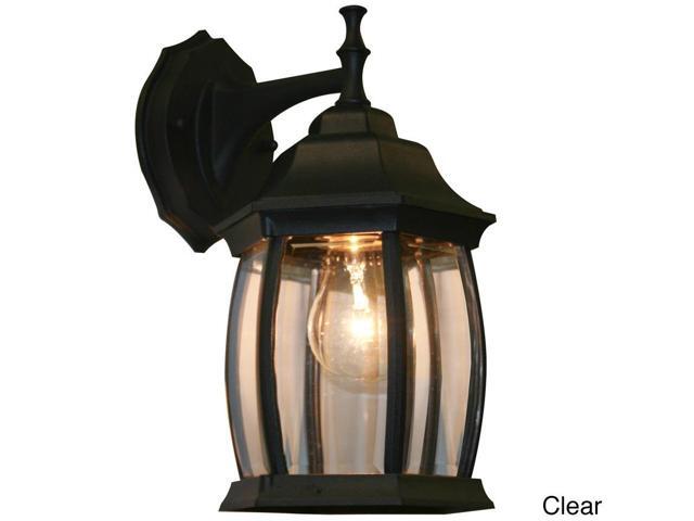 Waterdown 1-light Black Outdoor Wall Mount Fixture - Newegg.com