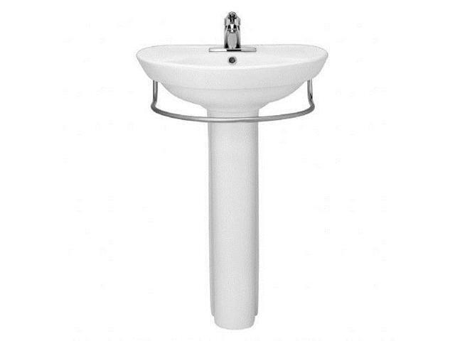 ... Pedestal Sink Basin with Center Faucet Hole and without Towel Bar