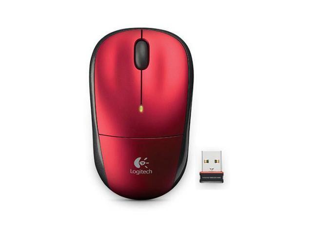 Logitech M215 2.4Ghz Wireless USB nano receiver Optical Mouse - Red ...