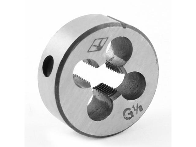 steel-4-clearance-hole-30mm-x-8mm-g-1-8-screw-thread-round-die-gray