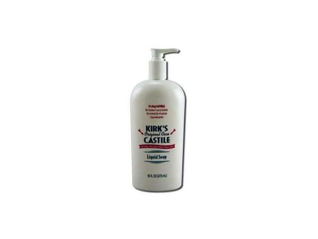 Kirk's Castile: Liquid Castile Soap Pump, 16 oz