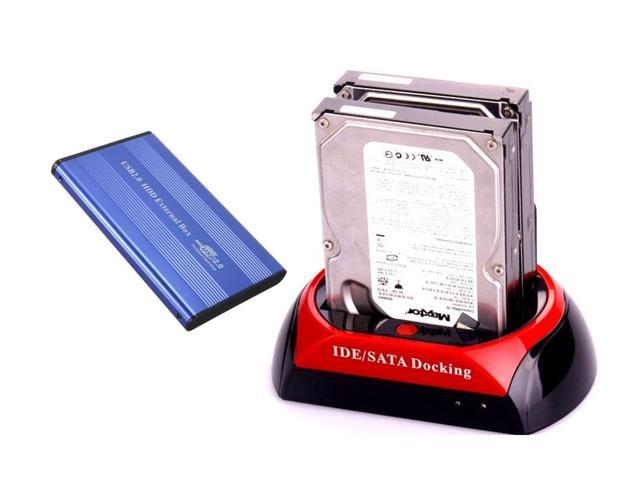 Dual HDD Hard Drive Docking Station For 2.5