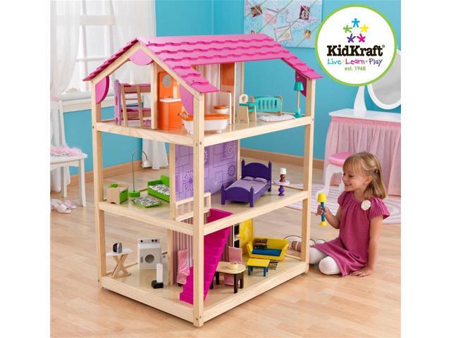 Wood Doll House - Newegg.com