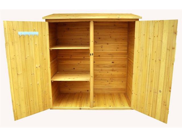 Medium Outdoor Storage Shed w Adjustable Shelves - Newegg.com