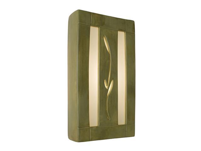 Refusion Rectangular Ceramic Wall Sconce w Gently Curving Sides - Newegg.com