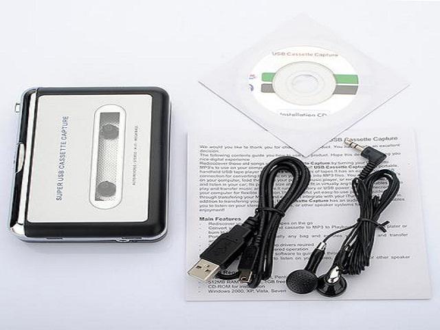 Tape to PC Super USB Cassette-to-MP3 Converter Capture