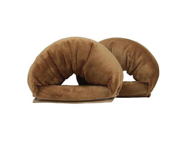 Leachco Prop-O's Plush Head Support and Strap Covers - Espresso Plush