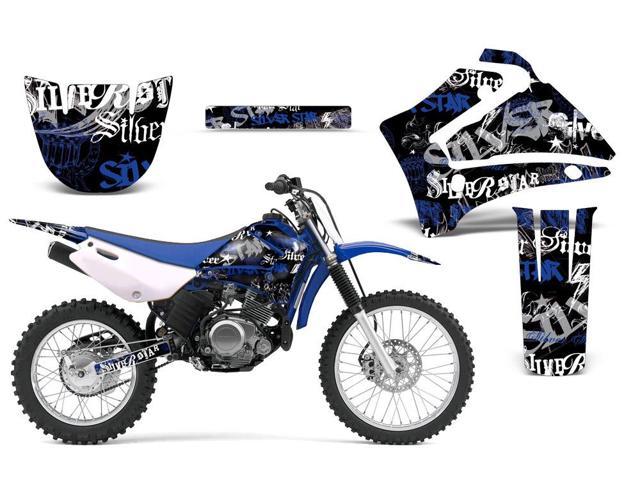 2000 2007yamahattr125amrracing Mx Graphics Decal Kit Silver Haze