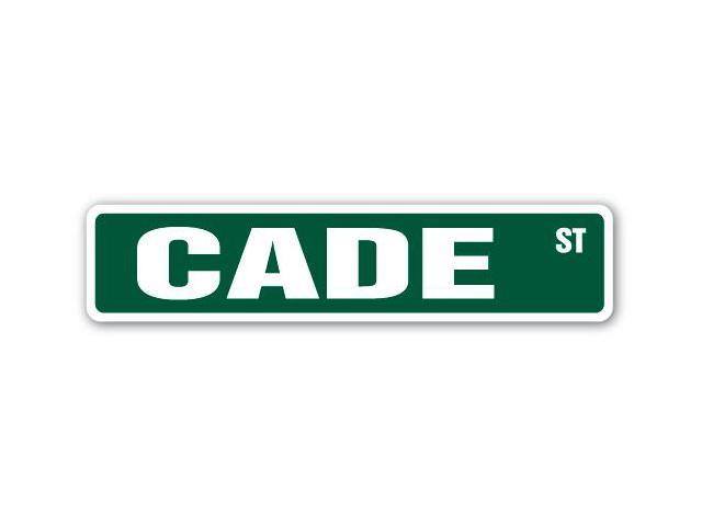 Cade Street Sign Name Kids Childrens Room Door Bedroom Girls Boys Gift 