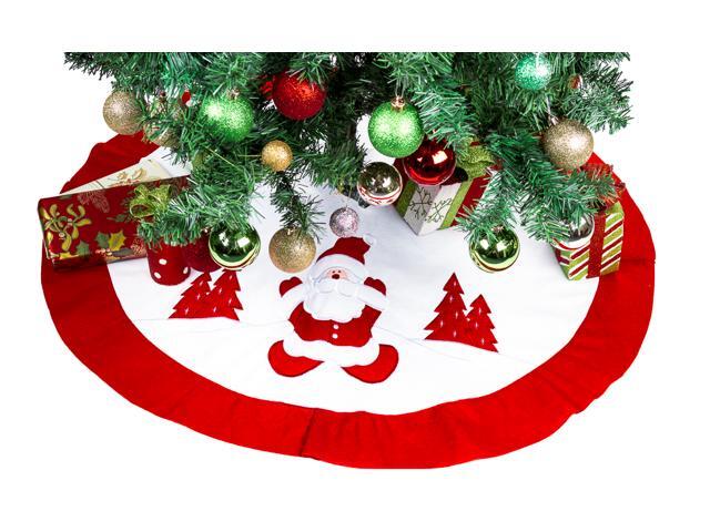 red white santa claus christmas tree skirt 36 inch red white santa claus christmas tree skirt 36 inch