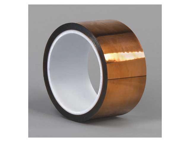 TapeCase 5 Mil Dupont Kapton Film 1/2" X 50' - No Adhesive (1 Roll
