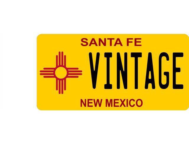 Santa Fe Vintage Car Club License Plate Santa Fe Vintage Car Club License Plate