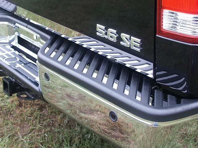 Nissan titan chrome bumper trim #8