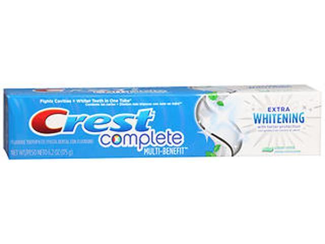 Crest Complete Multi-benefit Toothpaste Extra Whitening With Tartar 