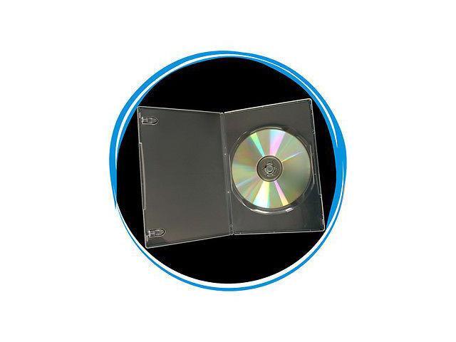 100 clear transparent 7mm slim single cd dvd 100 clear transparent 7mm slim single cd dvd