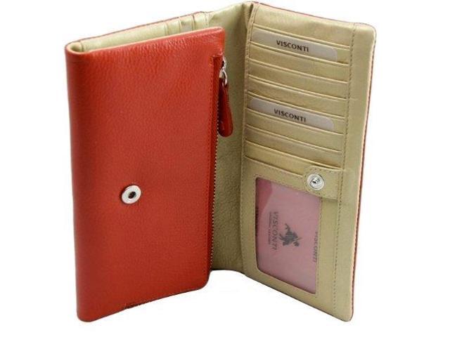 Visconti Persia CSM8 Ladies Large Soft Leather Checkbook Wallet Purse / Bifol... - nrd.kbic-nsn.gov