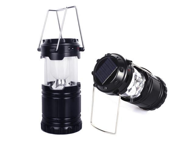 Portable LED Solar Rechargeable Camping Lantern - Battery Powered 