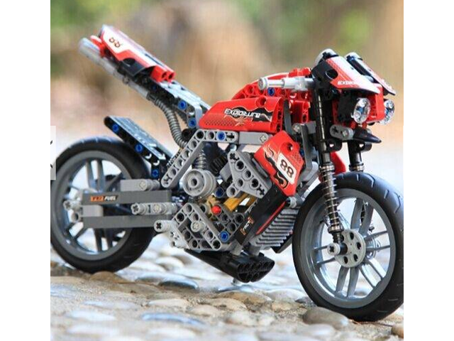 De Cool Motorcycle Puzzle Building Block Toy - Newegg.com